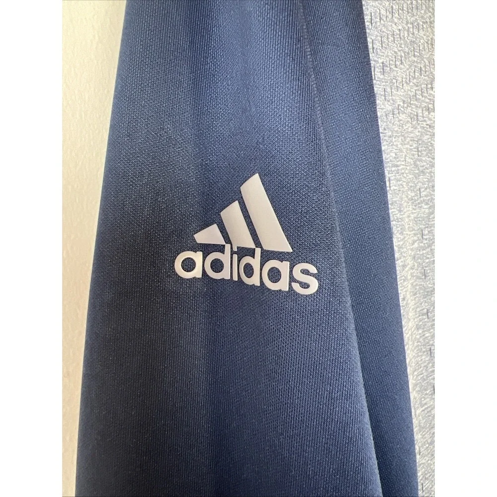 adidas Primegreen Men's XL Blue Gray 1/4 Zip Golf Pullover Performance
